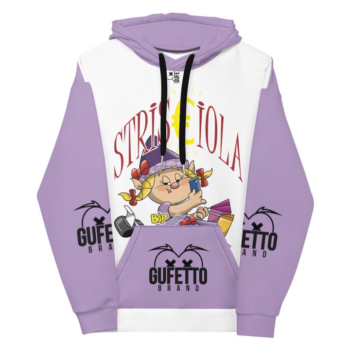 Felpa con cappuccio Uomo/Donna STRISCIOLA - Gufetto Brand 