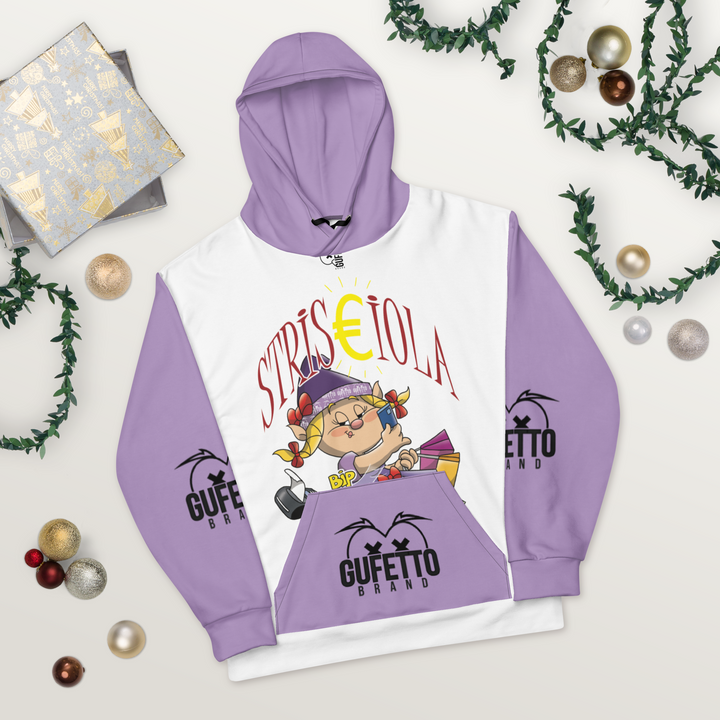 Felpa con cappuccio Uomo/Donna STRISCIOLA - Gufetto Brand 
