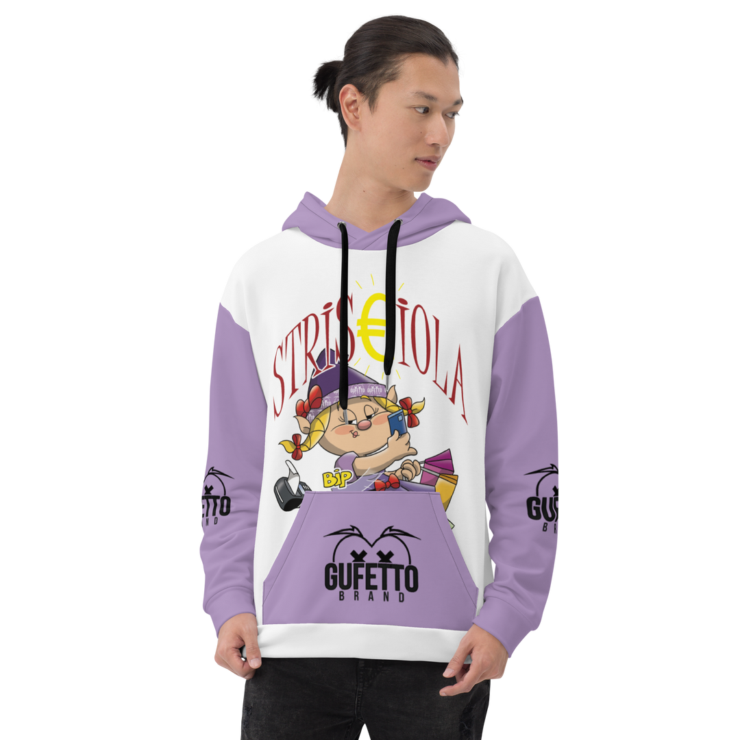 Felpa con cappuccio Uomo/Donna STRISCIOLA - Gufetto Brand 