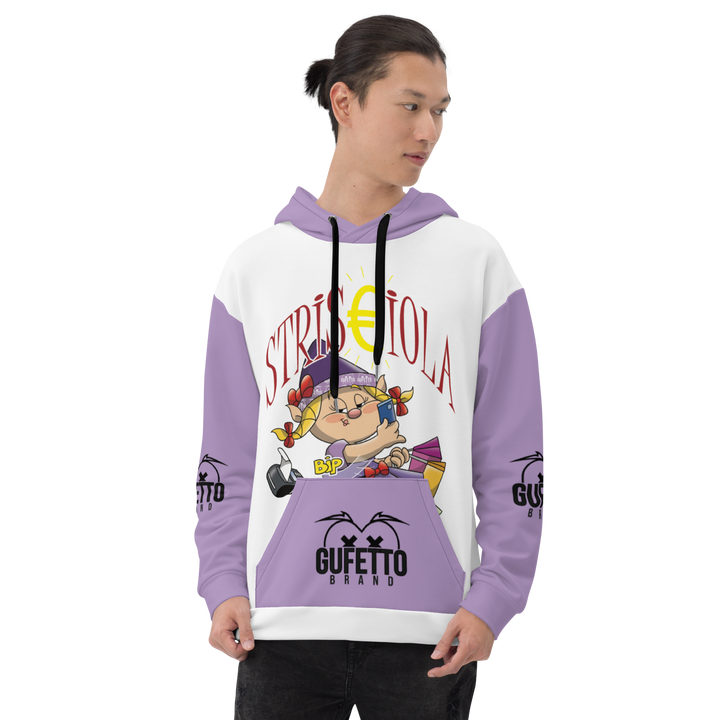 Felpa con cappuccio Uomo/Donna STRISCIOLA - Gufetto Brand 