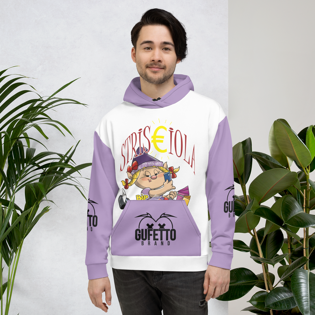 Felpa con cappuccio Uomo/Donna STRISCIOLA - Gufetto Brand 