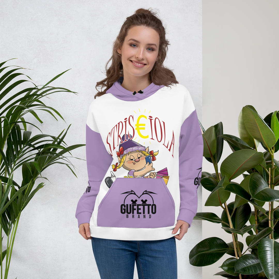 Felpa con cappuccio Uomo/Donna STRISCIOLA - Gufetto Brand 
