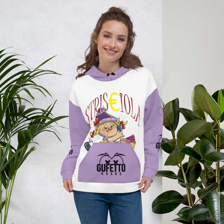 Felpa con cappuccio Uomo/Donna STRISCIOLA - Gufetto Brand 