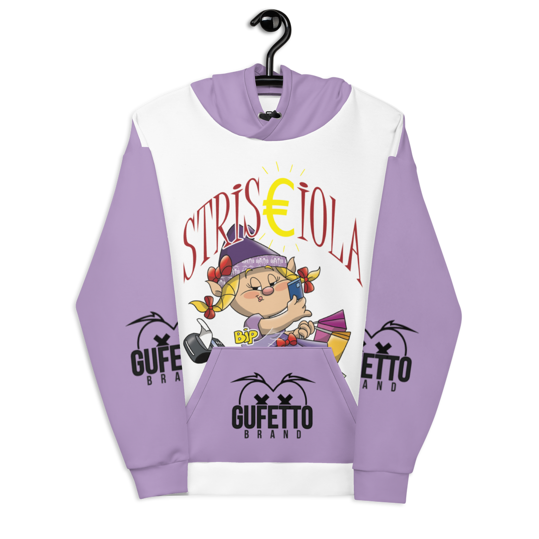 Felpa con cappuccio Uomo/Donna STRISCIOLA - Gufetto Brand 