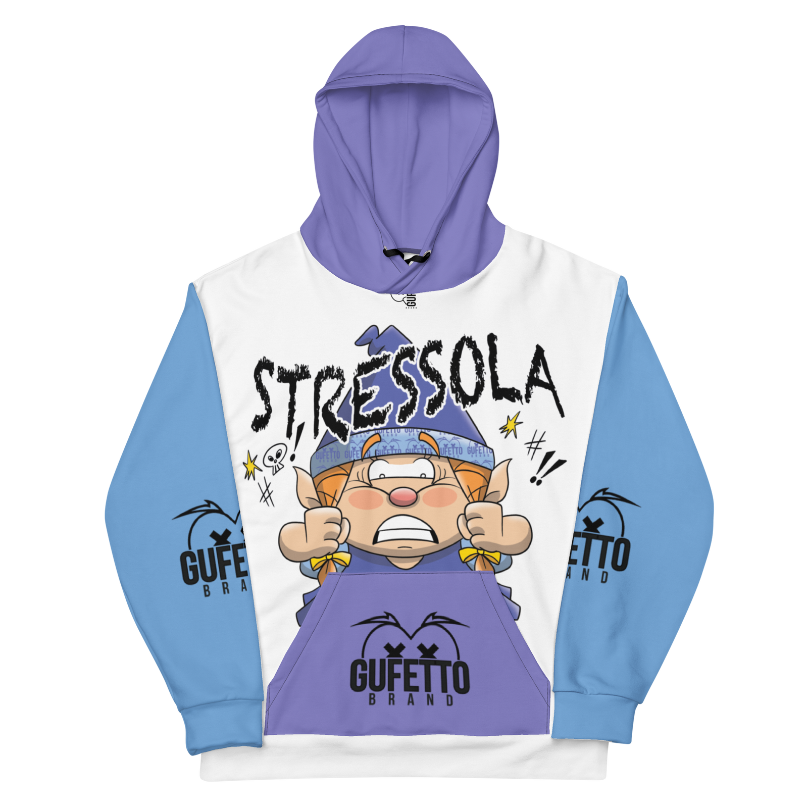 Felpa con cappuccio Uomo/Donna STRESSOLA - Gufetto Brand 