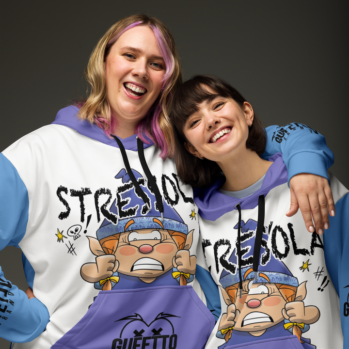 Felpa con cappuccio Uomo/Donna STRESSOLA - Gufetto Brand 