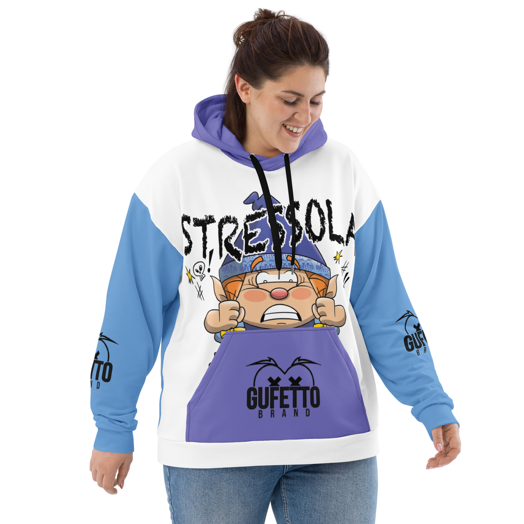 Felpa con cappuccio Uomo/Donna STRESSOLA - Gufetto Brand 