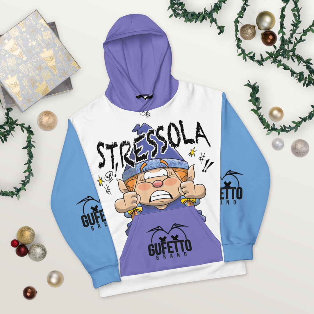 Felpa con cappuccio Uomo/Donna STRESSOLA - Gufetto Brand 