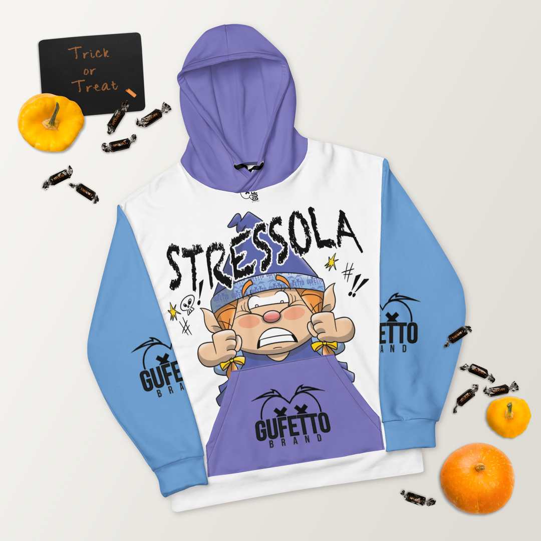 Felpa con cappuccio Uomo/Donna STRESSOLA - Gufetto Brand 