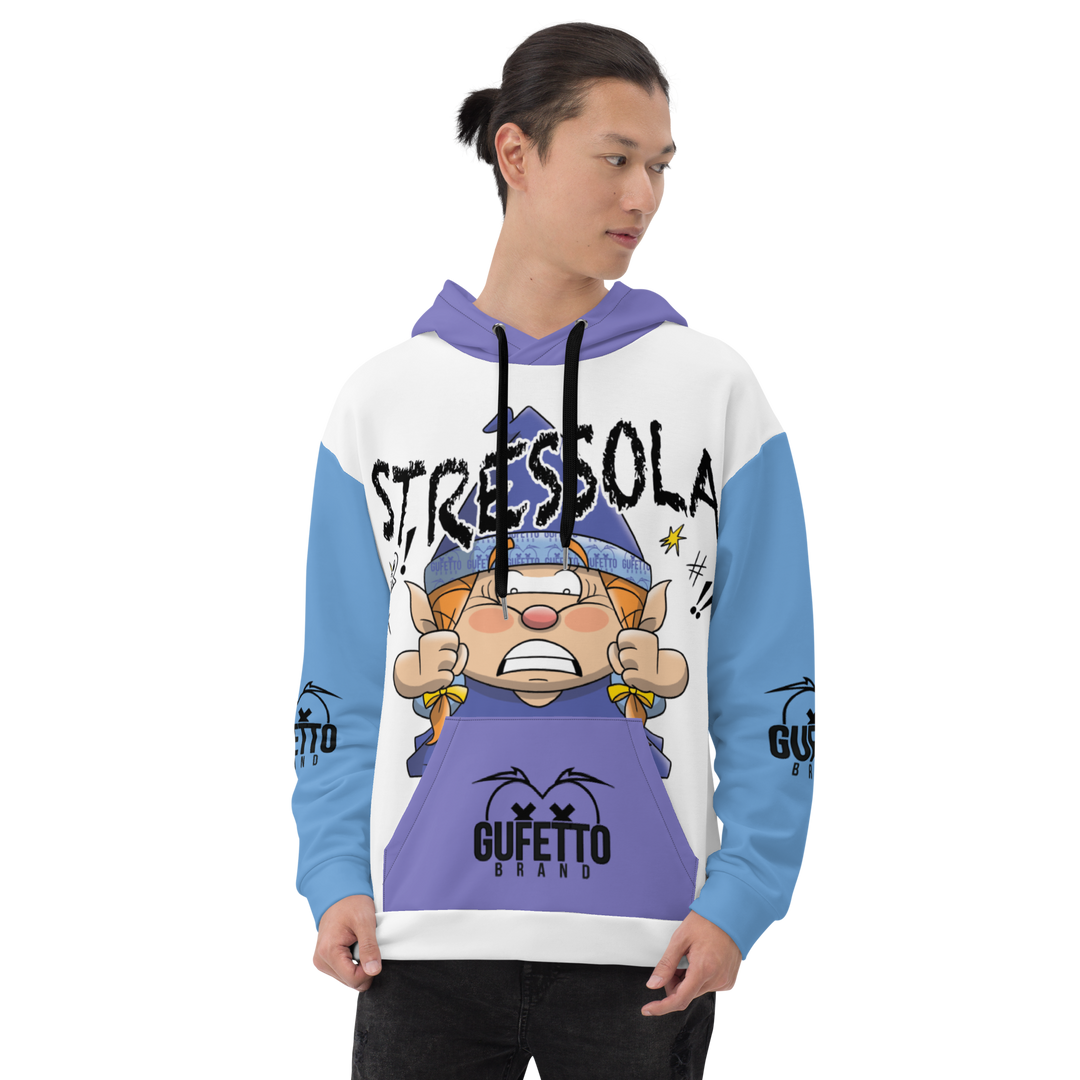 Felpa con cappuccio Uomo/Donna STRESSOLA - Gufetto Brand 