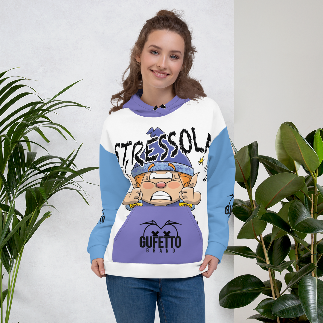 Felpa con cappuccio Uomo/Donna STRESSOLA - Gufetto Brand 