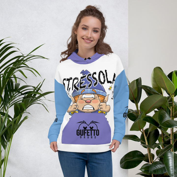 Felpa con cappuccio Uomo/Donna STRESSOLA - Gufetto Brand 