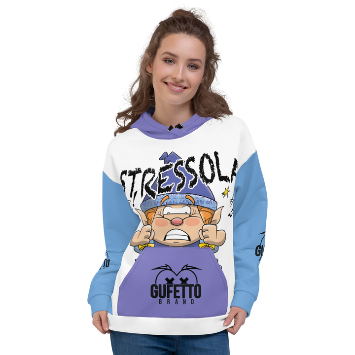Felpa con cappuccio Uomo/Donna STRESSOLA - Gufetto Brand 