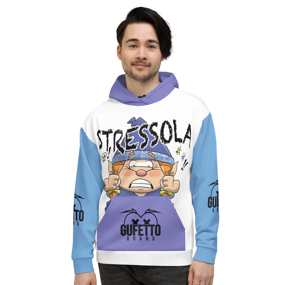 Felpa con cappuccio Uomo/Donna STRESSOLA - Gufetto Brand 