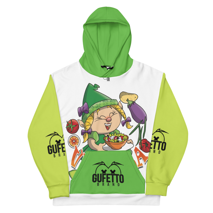 Felpa con cappuccio Uomo/Donna VEGANOLA - Gufetto Brand 