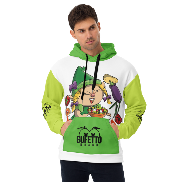 Felpa con cappuccio Uomo/Donna VEGANOLA - Gufetto Brand 