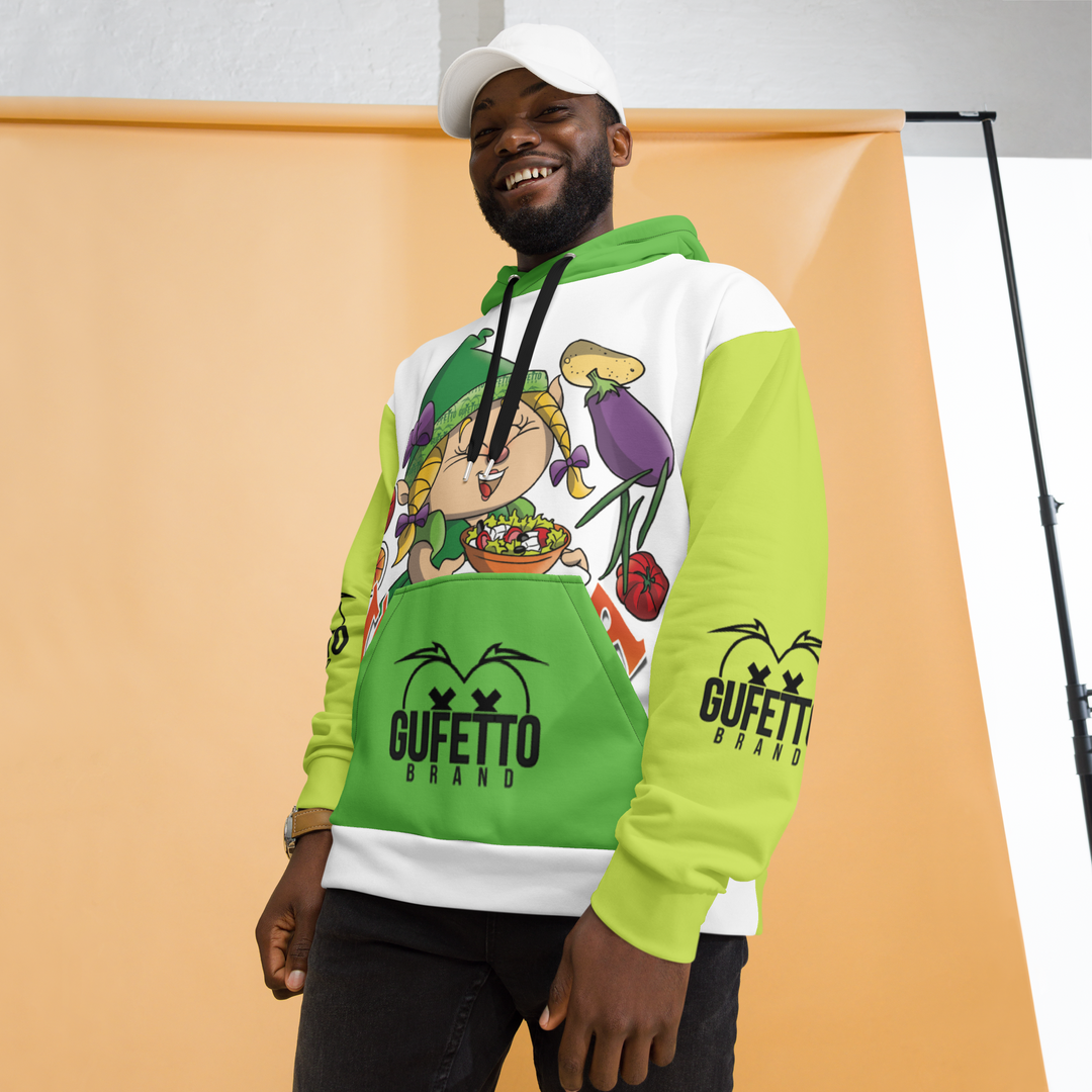 Felpa con cappuccio Uomo/Donna VEGANOLA - Gufetto Brand 