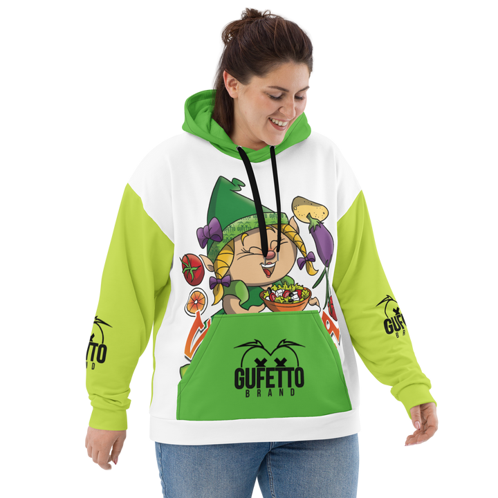 Felpa con cappuccio Uomo/Donna VEGANOLA - Gufetto Brand 