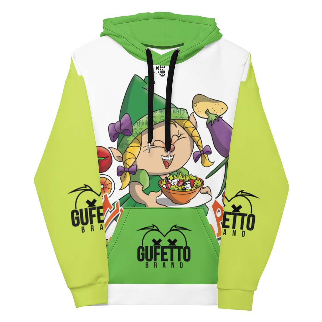 Felpa con cappuccio Uomo/Donna VEGANOLA - Gufetto Brand 