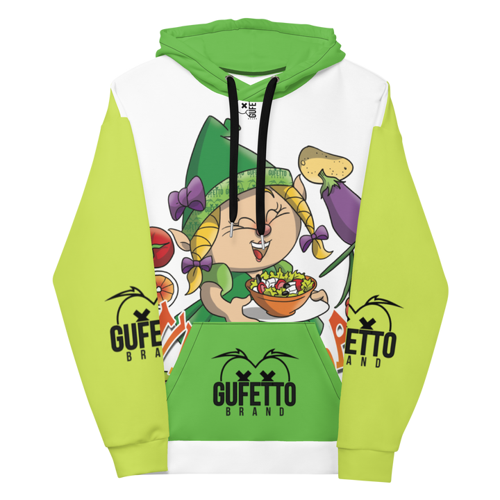 Felpa con cappuccio Uomo/Donna VEGANOLA - Gufetto Brand 