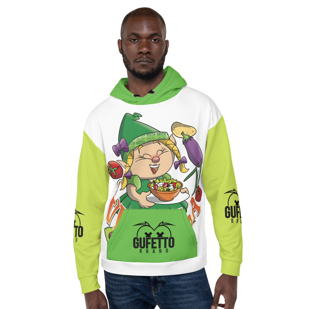 Felpa con cappuccio Uomo/Donna VEGANOLA - Gufetto Brand 