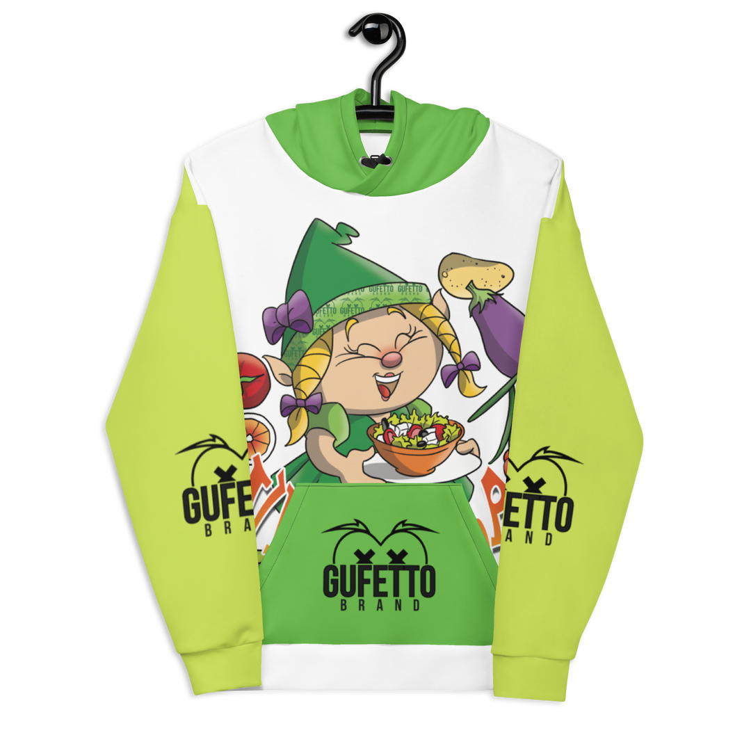 Felpa con cappuccio Uomo/Donna VEGANOLA - Gufetto Brand 