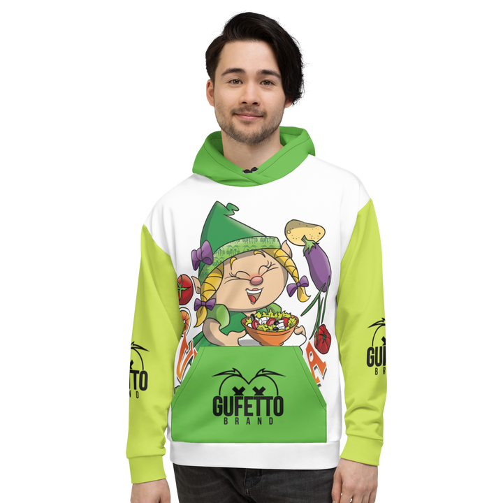 Felpa con cappuccio Uomo/Donna VEGANOLA - Gufetto Brand 