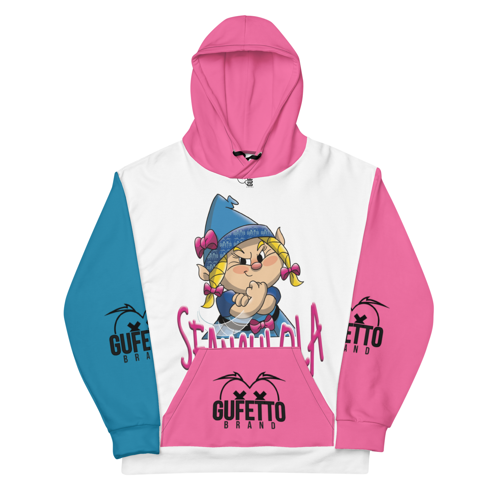 Felpa con cappuccio Uomo/Donna SFANCULOLA - Gufetto Brand 