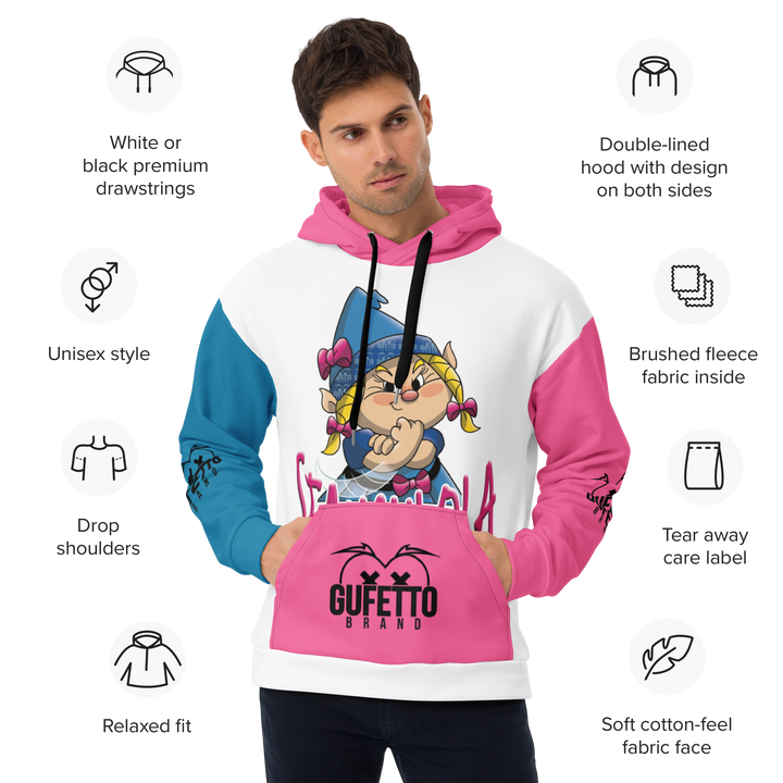 Felpa con cappuccio Uomo/Donna SFANCULOLA - Gufetto Brand 