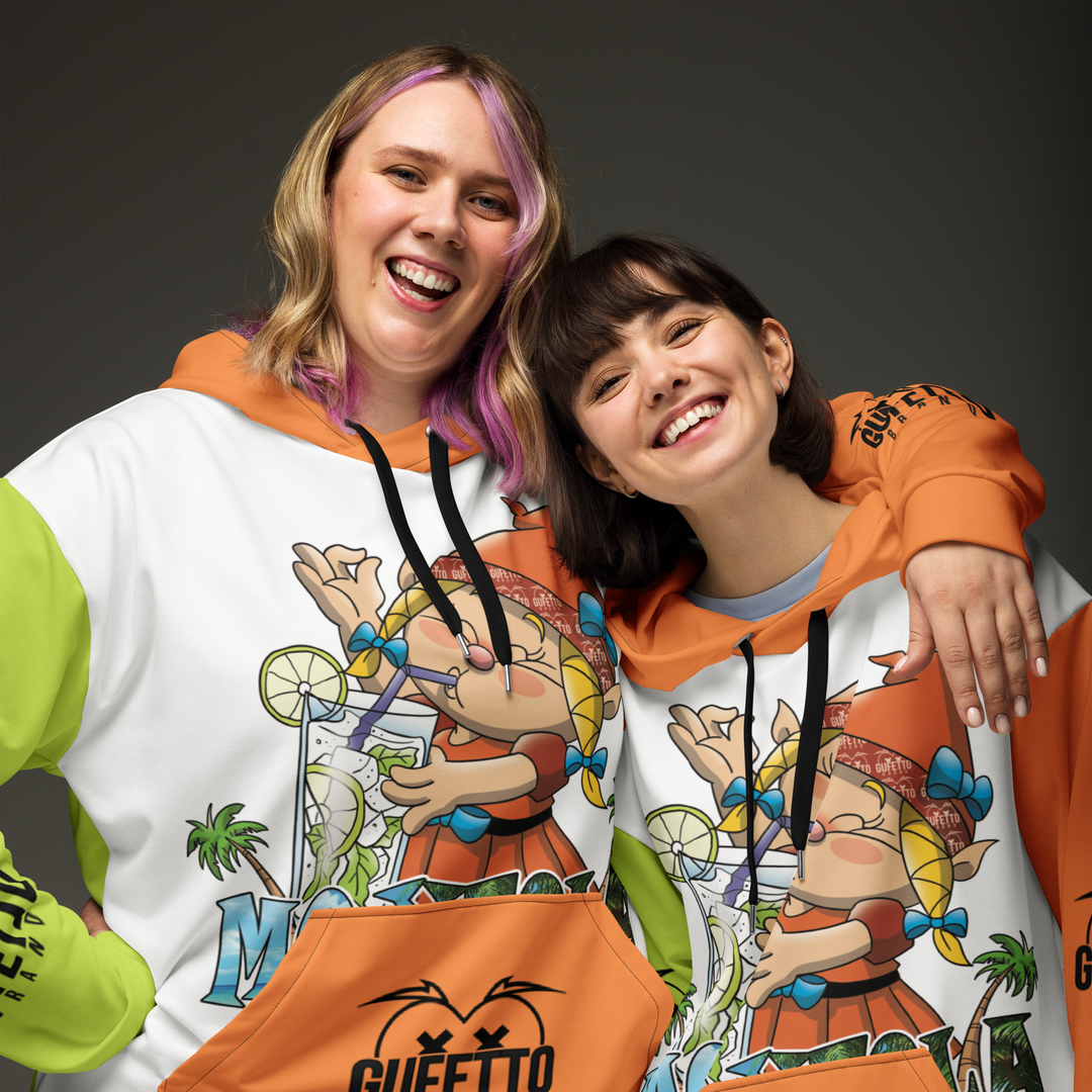 Felpa con cappuccio Uomo/Donna MOJITOLA - Gufetto Brand 