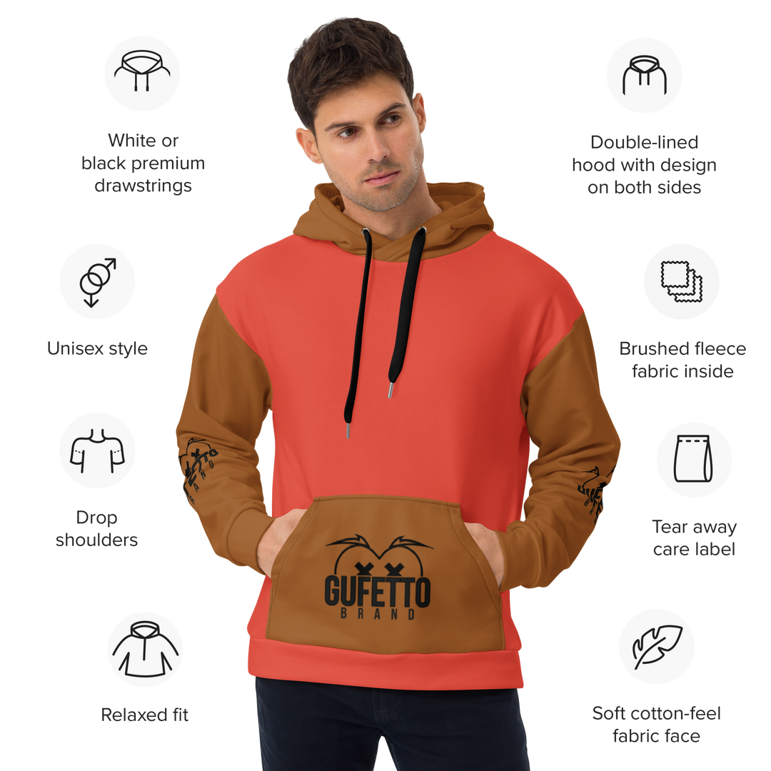 Felpa con cappuccio Uomo/Donna ADRIANA - Gufetto Brand 