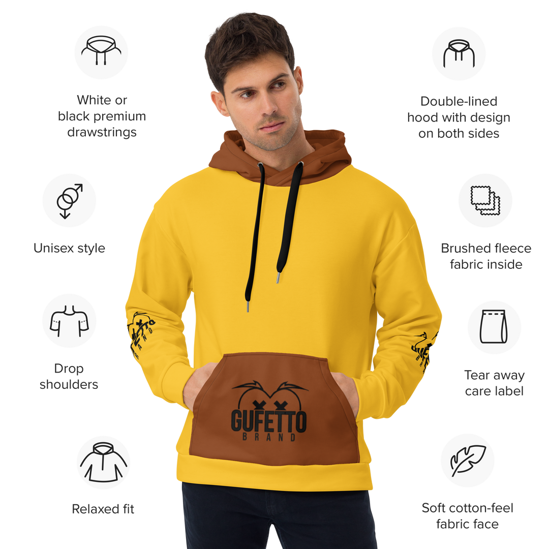 Felpa con cappuccio Uomo/Donna CAFFEOLA - Gufetto Brand 