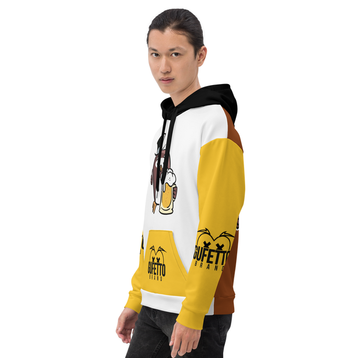 Felpa con cappuccio GUFETTO BIRRA - Gufetto Brand 