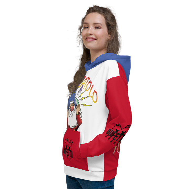 Felpa con cappuccio Uomo/Donna INCAZZATOLO - Gufetto Brand 