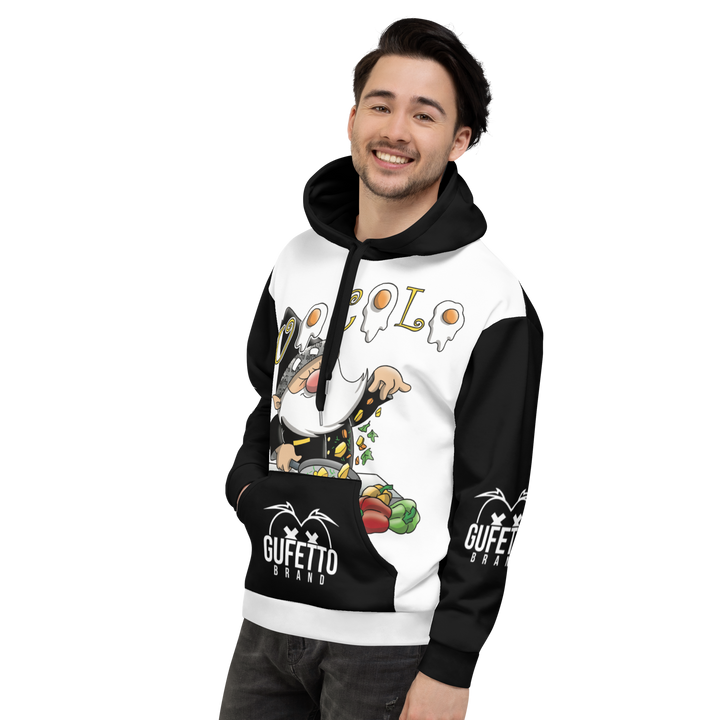 Felpa con cappuccio Uomo/Donna CUOCOLO - Gufetto Brand 