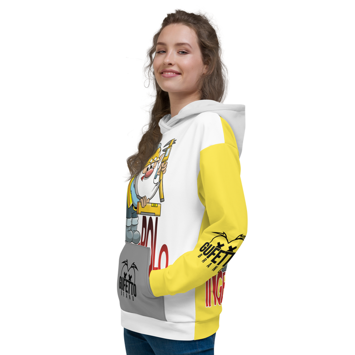 Felpa con cappuccio Uomo/Donna INGEGNEROLO - Gufetto Brand 