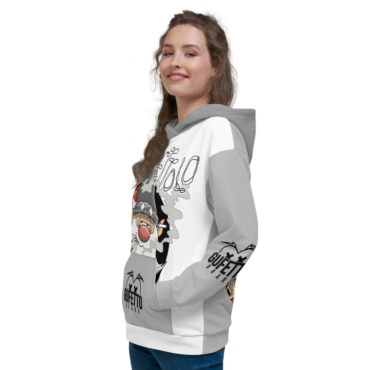 Felpa con cappuccio Uomo/Donna SIGARETTOLO - Gufetto Brand 