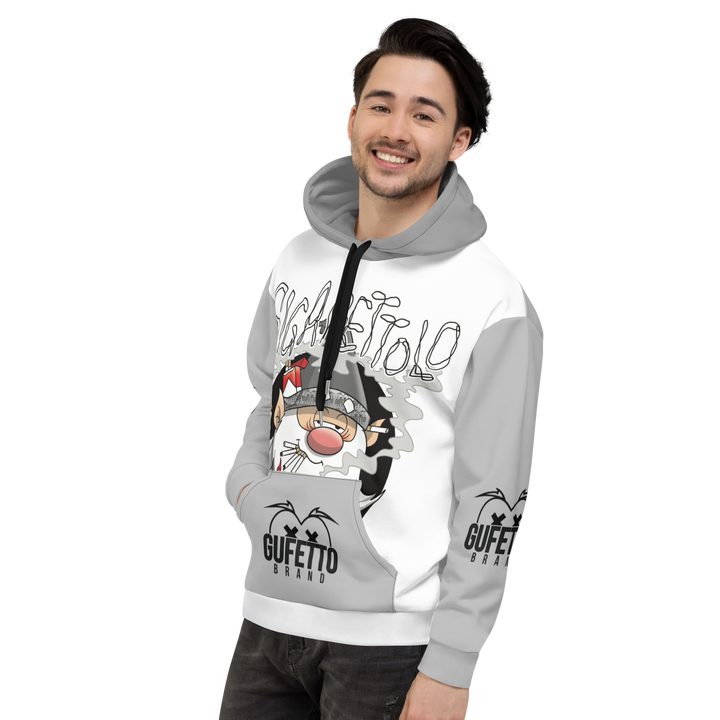 Felpa con cappuccio Uomo/Donna SIGARETTOLO - Gufetto Brand 