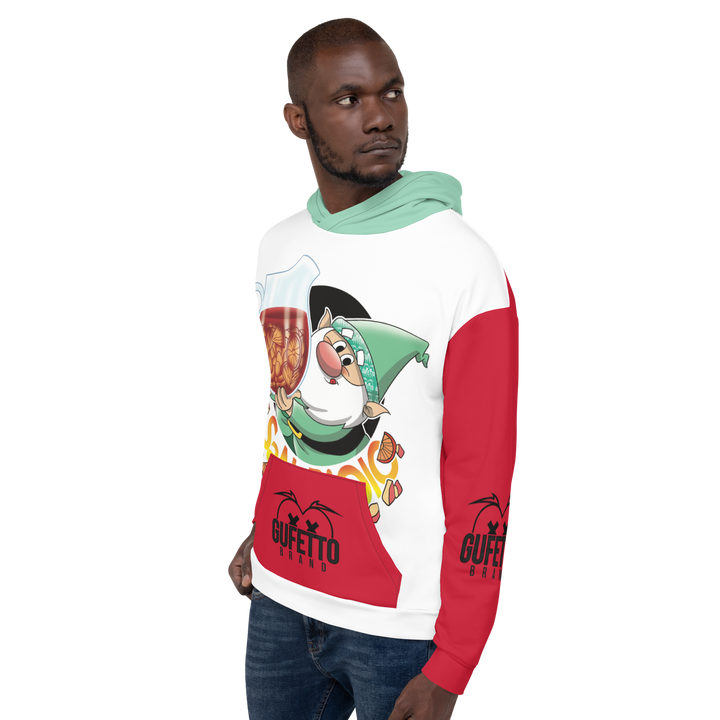 Felpa con cappuccio Uomo/Donna SANGRIOLO - Gufetto Brand 
