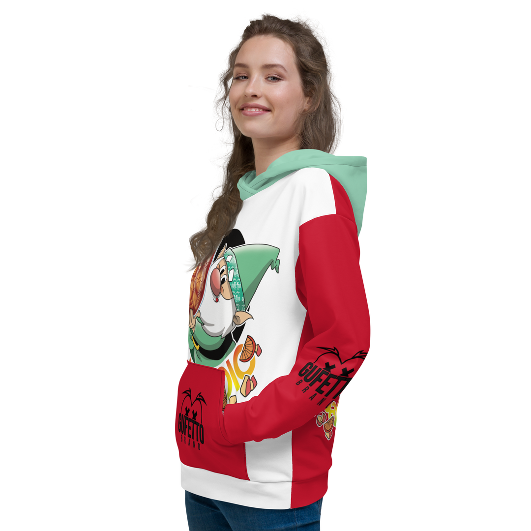 Felpa con cappuccio Uomo/Donna SANGRIOLO - Gufetto Brand 