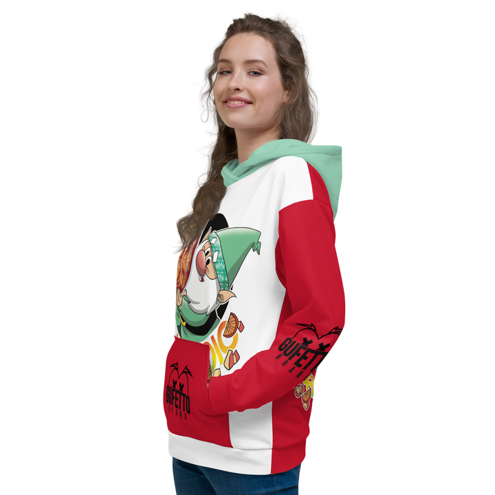 Felpa con cappuccio Uomo/Donna SANGRIOLO - Gufetto Brand 