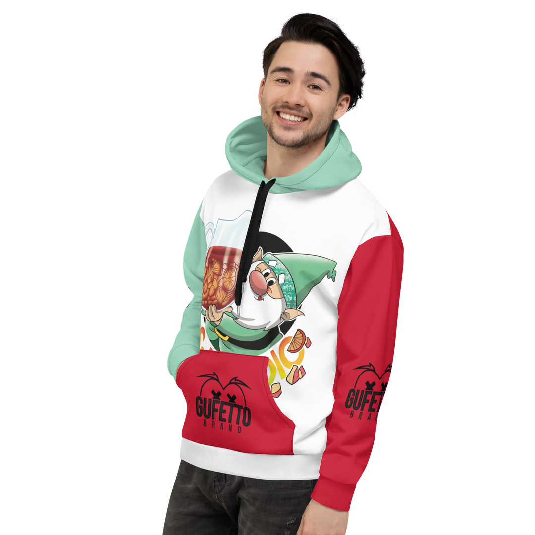 Felpa con cappuccio Uomo/Donna SANGRIOLO - Gufetto Brand 