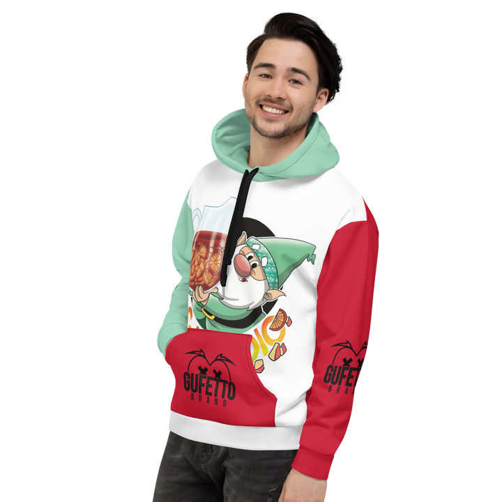 Felpa con cappuccio Uomo/Donna SANGRIOLO - Gufetto Brand 