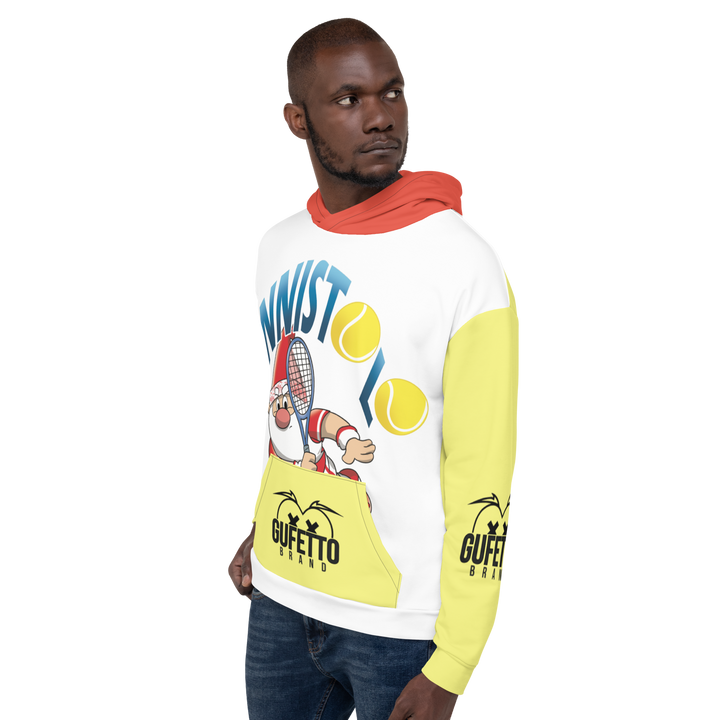 Felpa con cappuccio Uomo/Donna Tennistolo - Gufetto Brand 