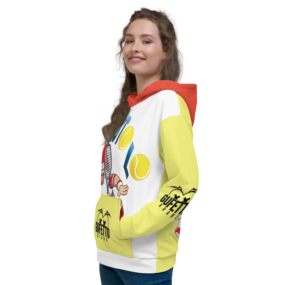 Felpa con cappuccio Uomo/Donna Tennistolo - Gufetto Brand 