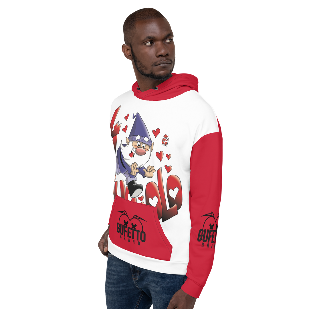 Felpa con cappuccio Uomo/Donna LUSSURIOLO - Gufetto Brand 
