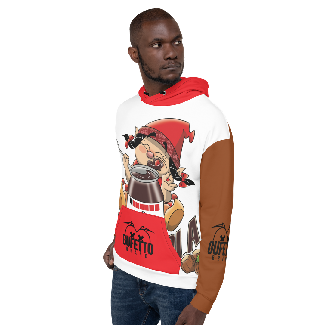 Felpa con cappuccio Uomo/Donna NUTELLOLA - Gufetto Brand 