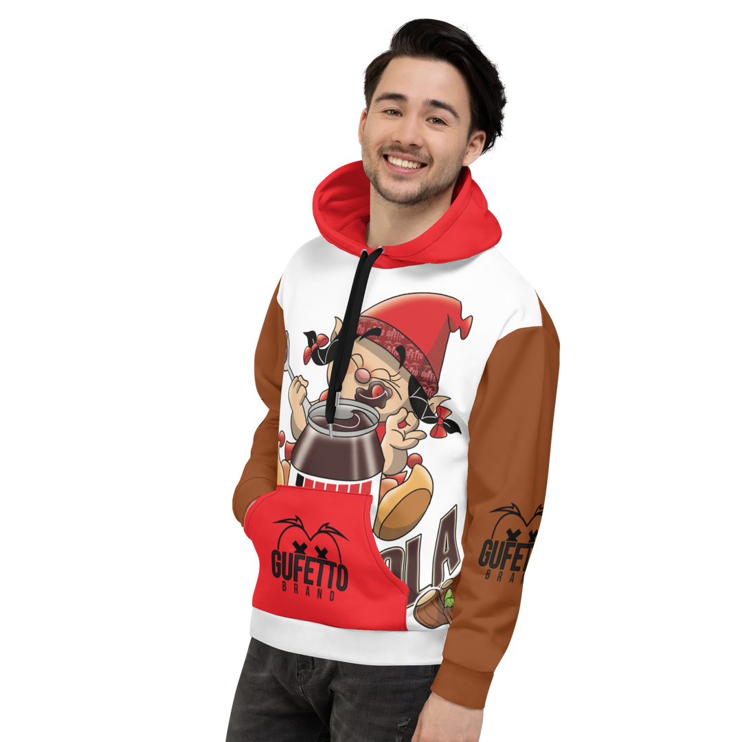 Felpa con cappuccio Uomo/Donna NUTELLOLA - Gufetto Brand 