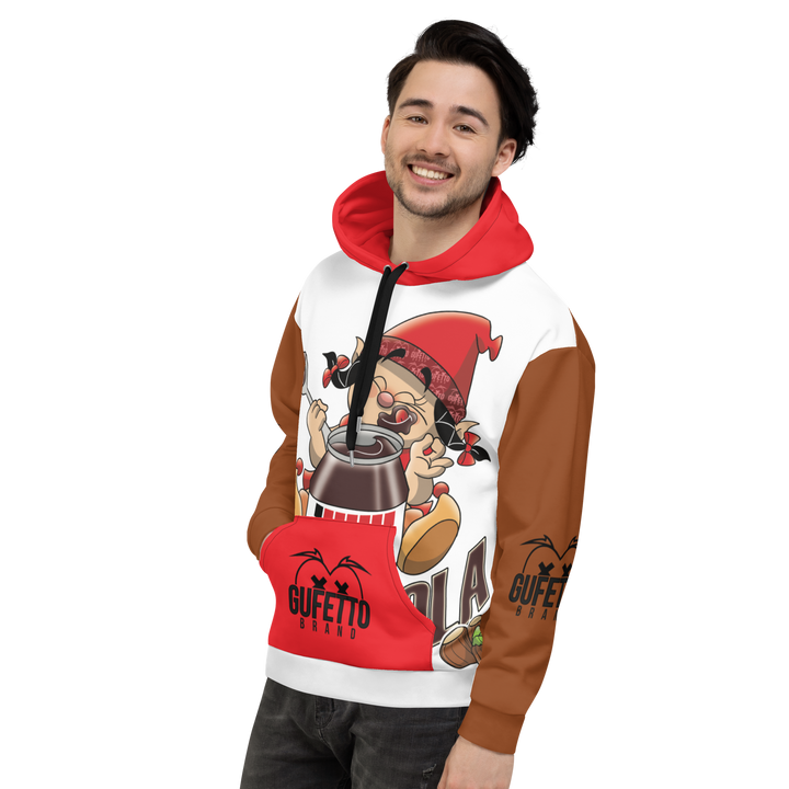 Felpa con cappuccio Uomo/Donna NUTELLOLA - Gufetto Brand 