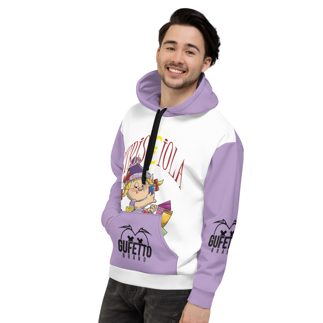 Felpa con cappuccio Uomo/Donna STRISCIOLA - Gufetto Brand 